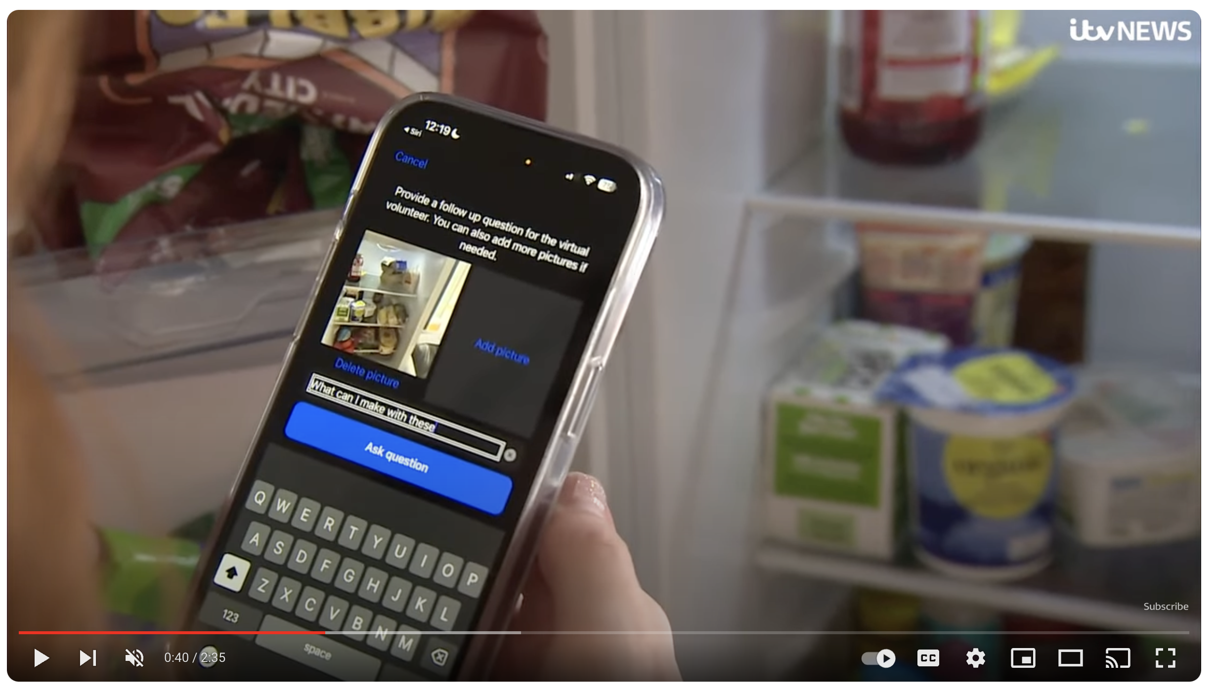Be My Eyes combines the ability for an AI to see images with conversations to help the vision impaired navigate the world