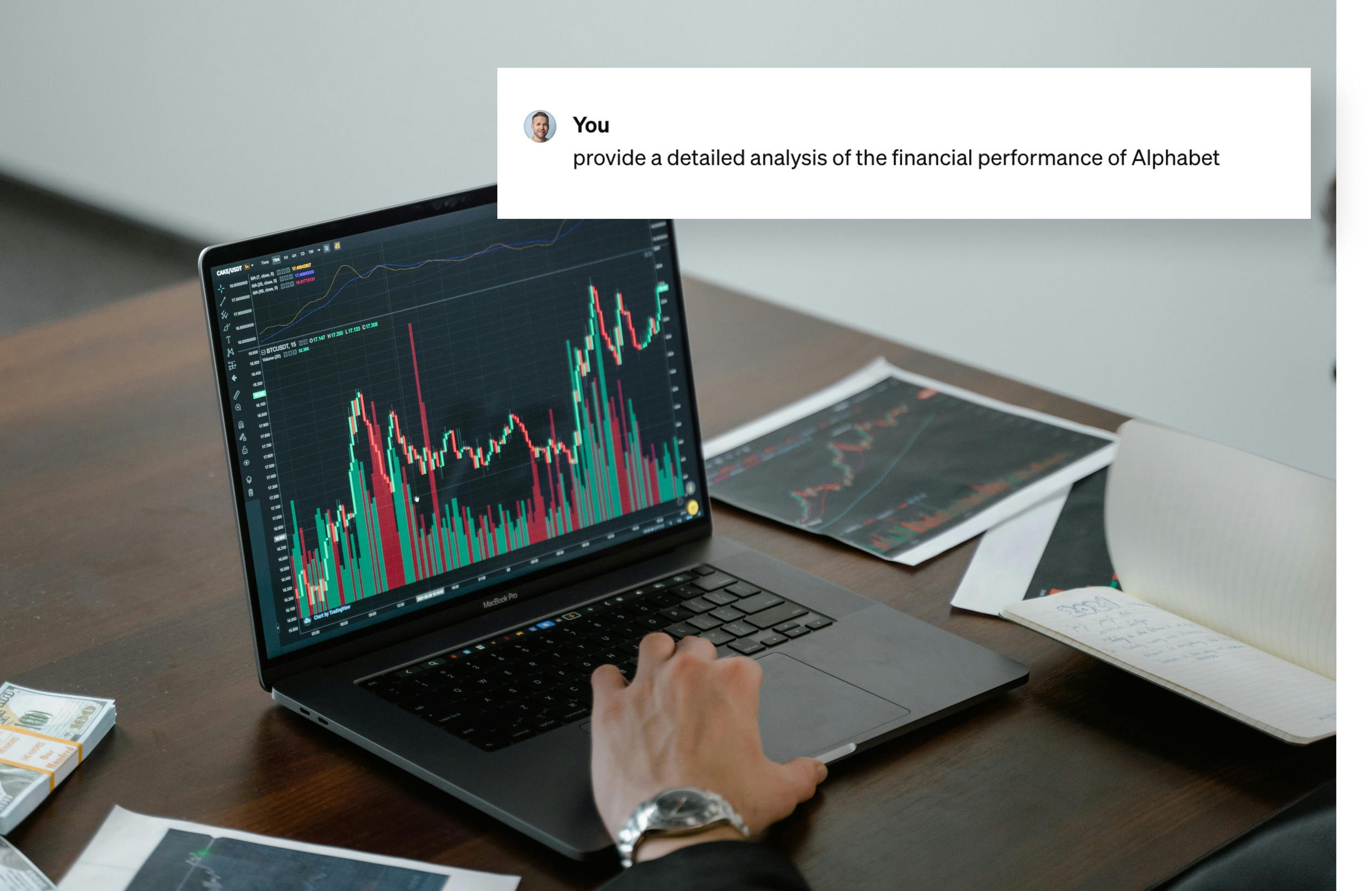 Moodys is building gen AI applications that combine their proprietary financial data and a conversational layer. Analysts can just ask questions instead of pouring over mountains of data.
